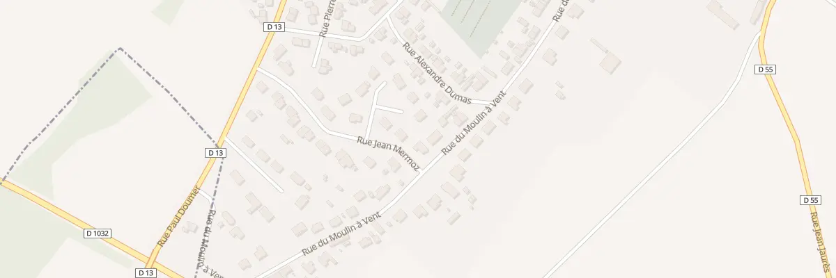 Plan du 40 Rue du Moulin à Vent à Charmes