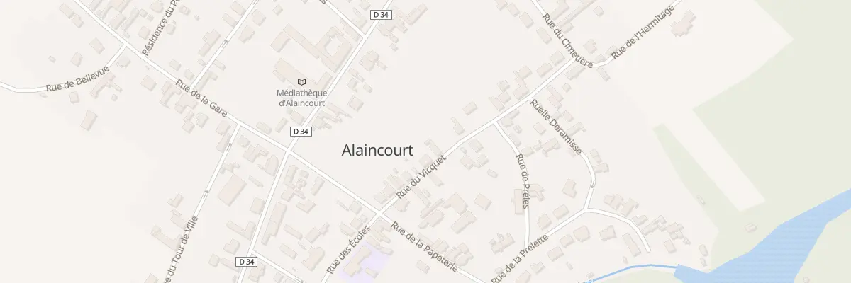 Plan du 19 Rue du Vicquet à Alaincourt