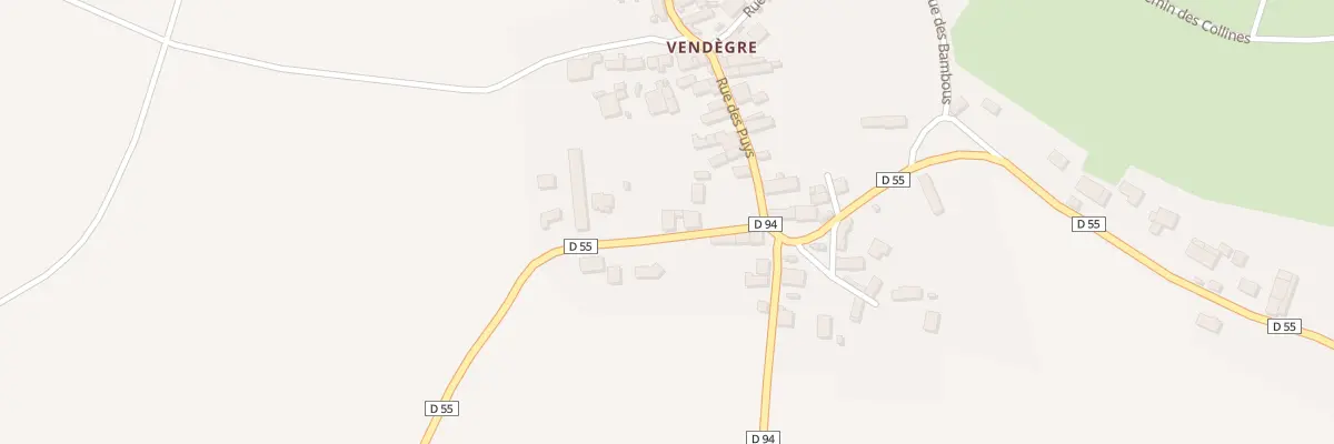Plan du 5141 Vendegre à Luzillat