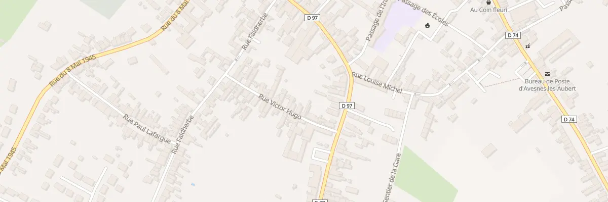 Plan du 11 Rue Victor Hugo à Avesnes-les-Aubert