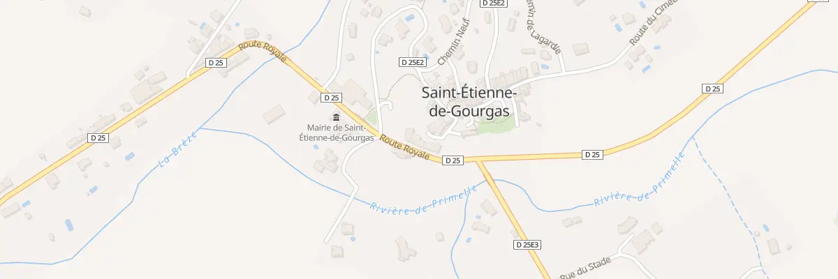 Plan du 1075 Rte Royale à Saint-Étienne-de-Gourgas