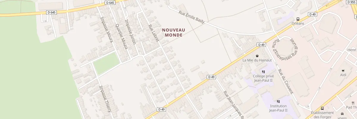 Plan du 33 Rue Lebret à Denain