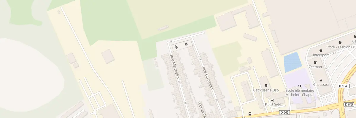 Plan du 56 Rue Merrheim à Denain