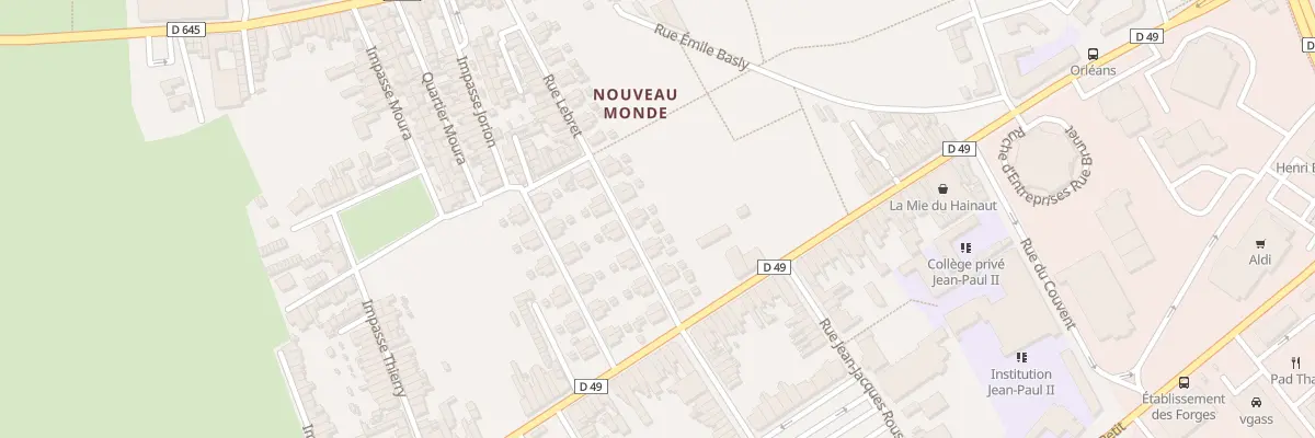 Plan du 35 Rue Lebret à Denain
