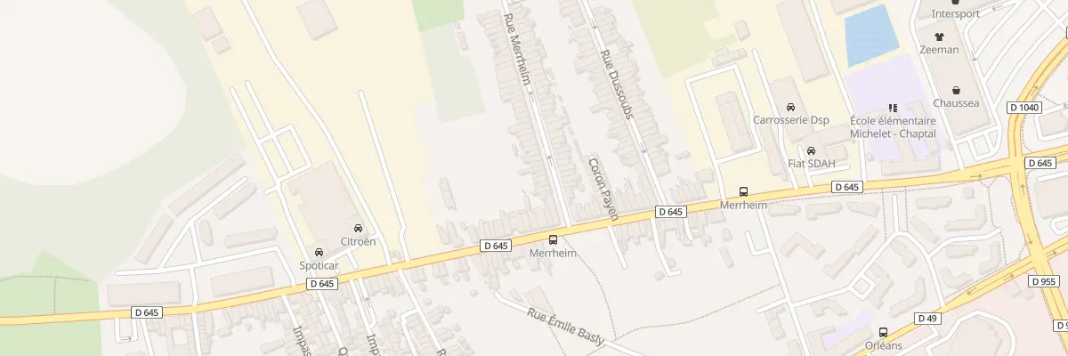 Plan du 7 Rue Merrheim à Denain