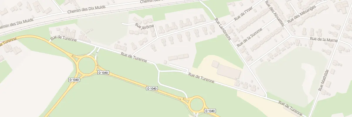 Plan du 688 Rue de Turenne à Denain
