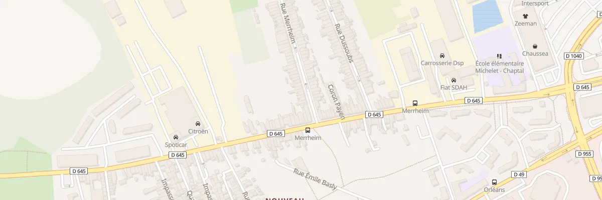 Plan du 3 Rue Merrheim à Denain