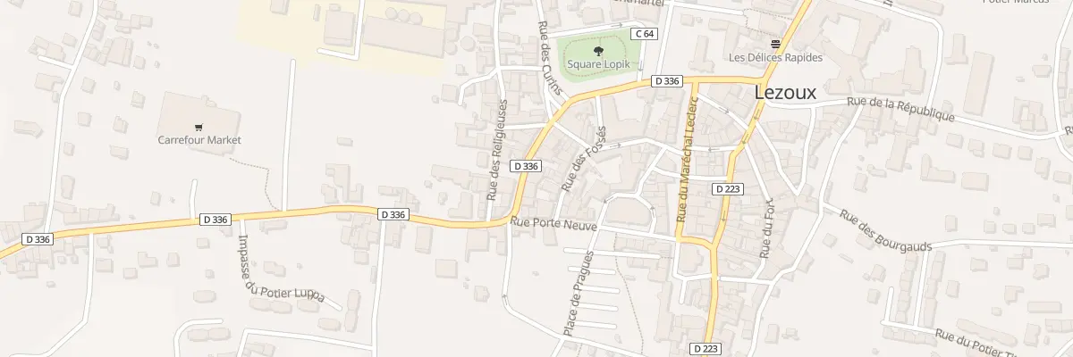 Plan du 17 Rue des Augustins à Lezoux