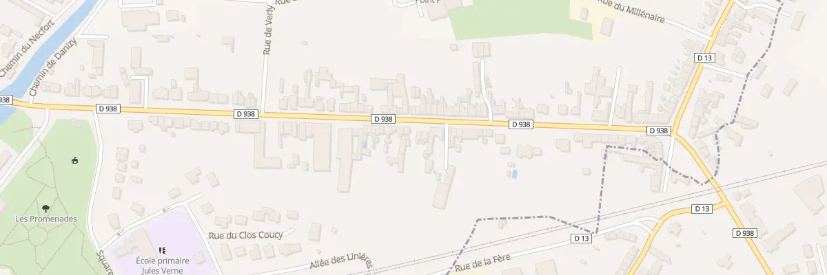 Plan du 80 Av du Général Leclerc à La Fère