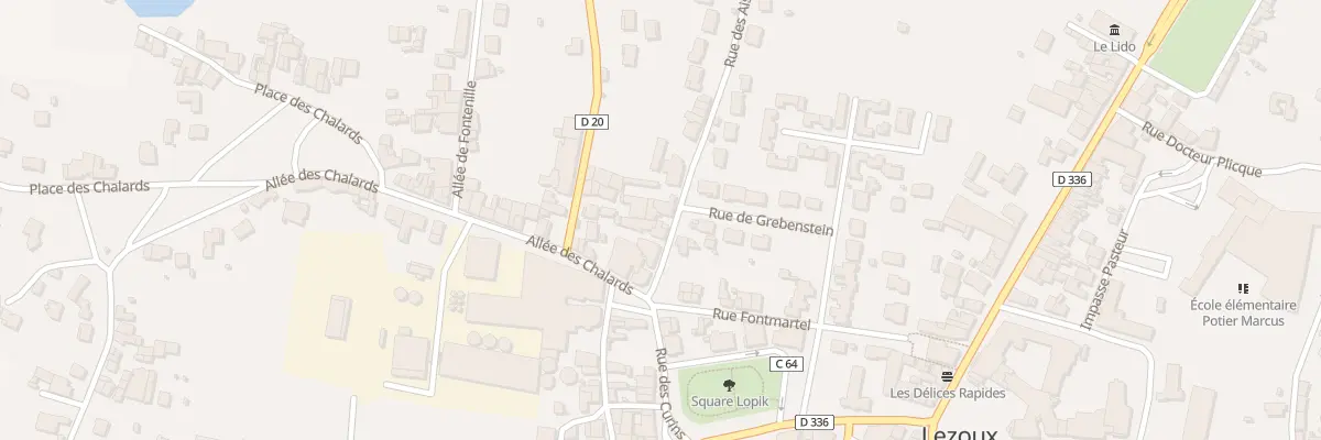 Plan du 7 Rue des Aises à Lezoux