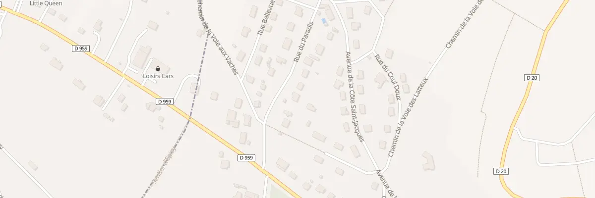 Plan du 10 Rue du Paradis à Joigny