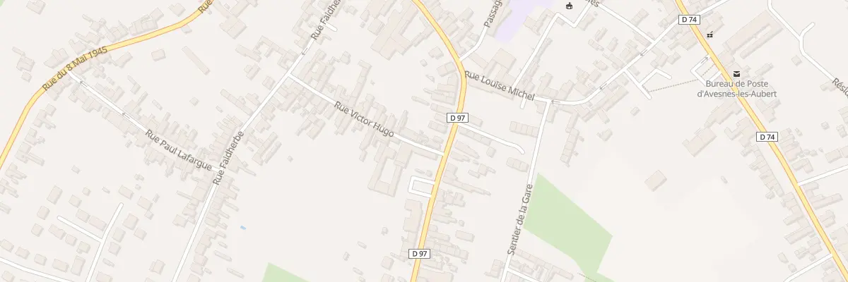 Plan du 3 Rue Victor Hugo à Avesnes-les-Aubert