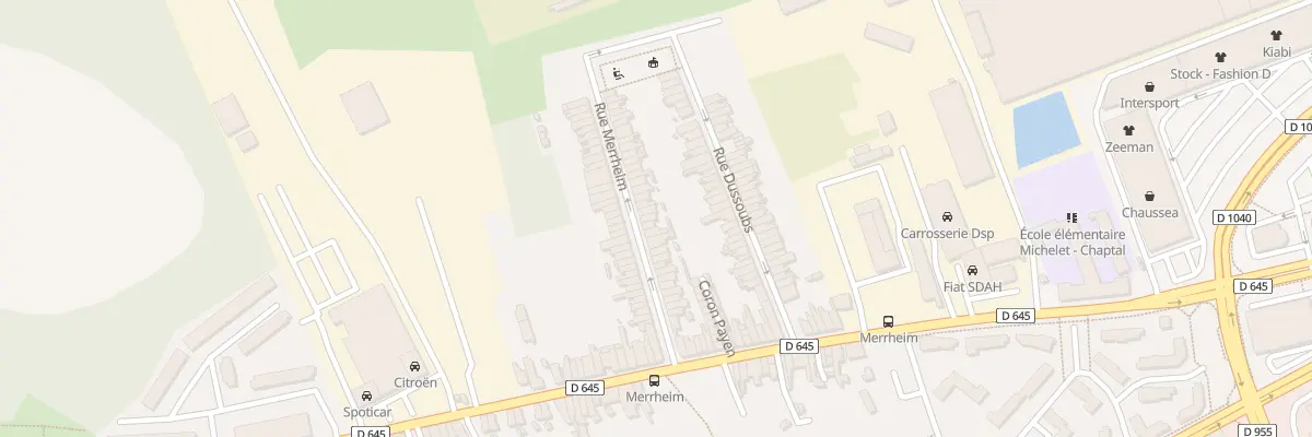 Plan du 28 Rue Merrheim à Denain
