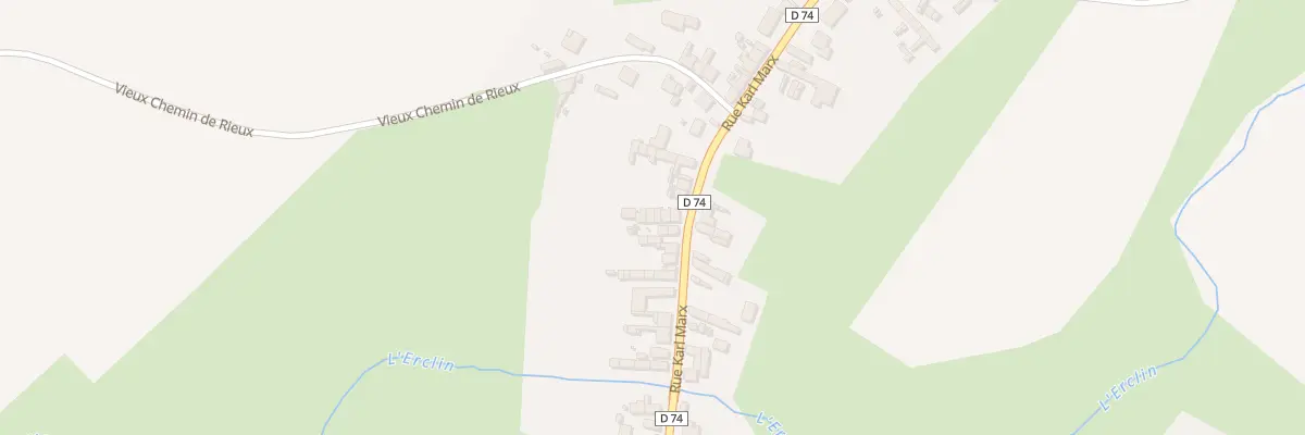 Plan du 72 Rue Karl Marx à Avesnes-les-Aubert