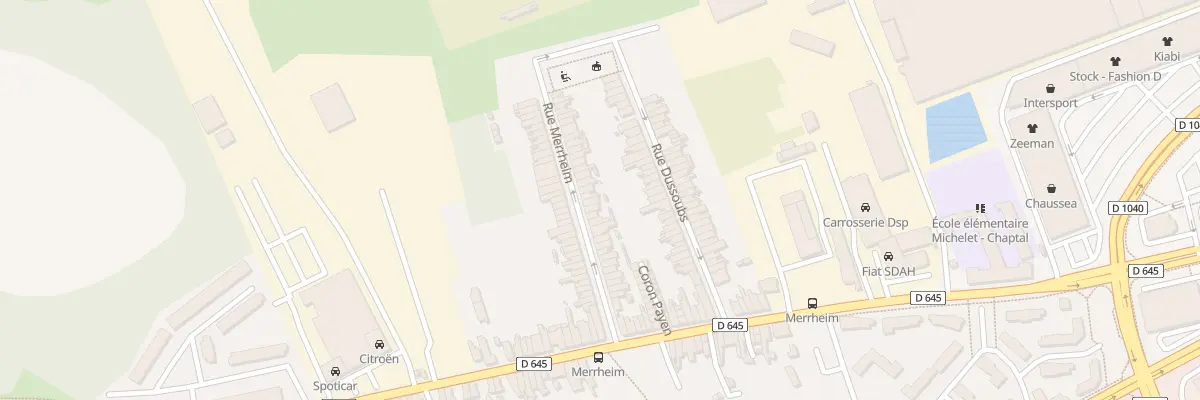 Plan du 30 Rue Merrheim à Denain