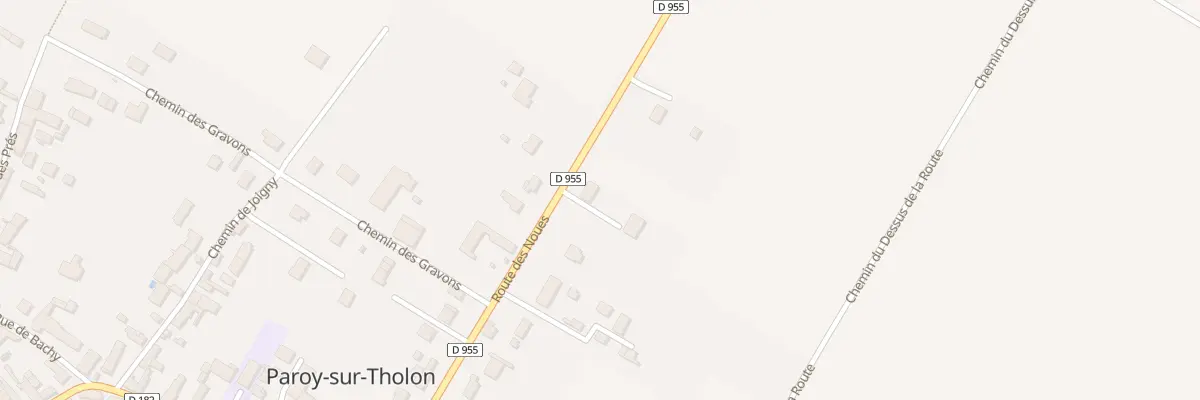 Plan du 20 Rte des Noues à Paroy-sur-Tholon