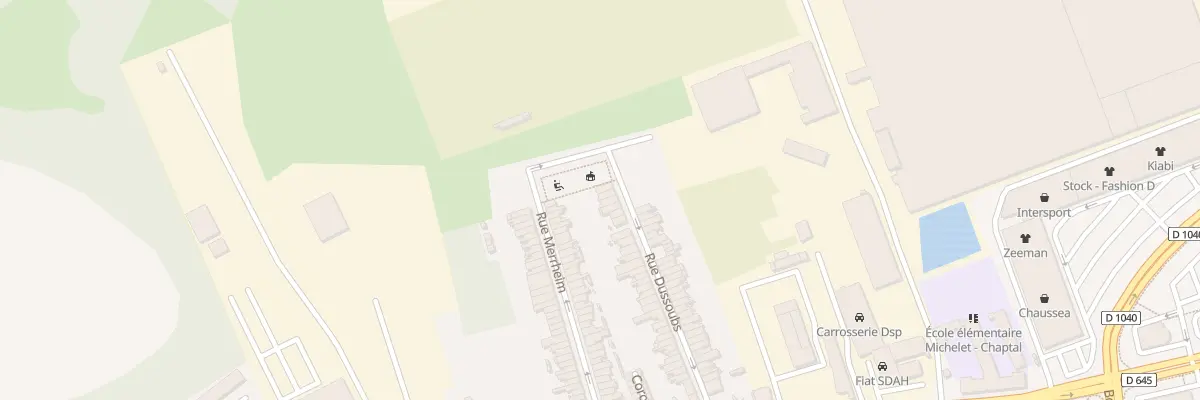 Plan du 61 Rue Dussoubs à Denain