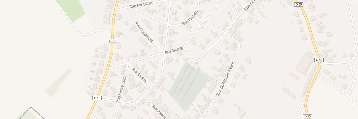 Plan du 6 Rue Branly à Charmes