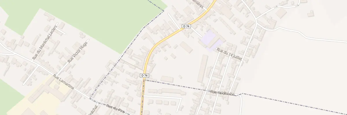 Plan du 162 Rue Marcelin Berthelot à Fontaine-au-Pire