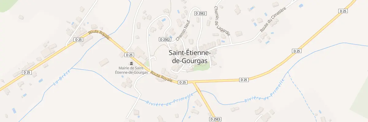 Plan du 8 Rue du Coteau à Soubès
