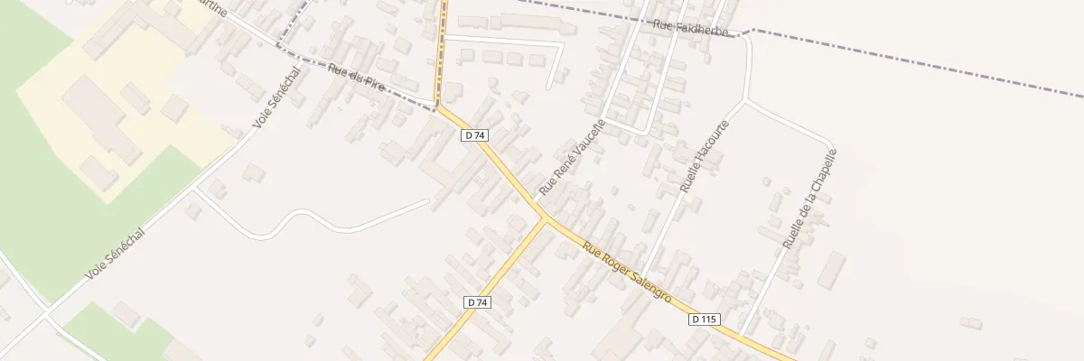 Plan du 1 Rue René Vaucelle à Fontaine-au-Pire