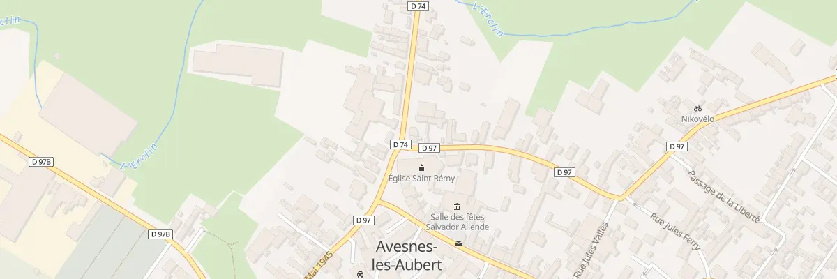 Plan du 1 Rue Karl Marx à Avesnes-les-Aubert