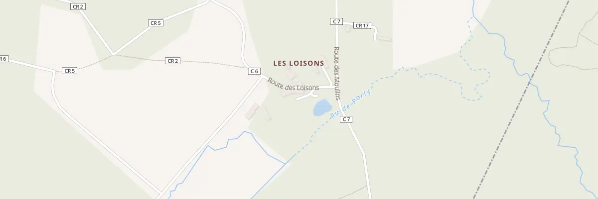 Plan du 60 Les Loisons Hameau à Beauvoir