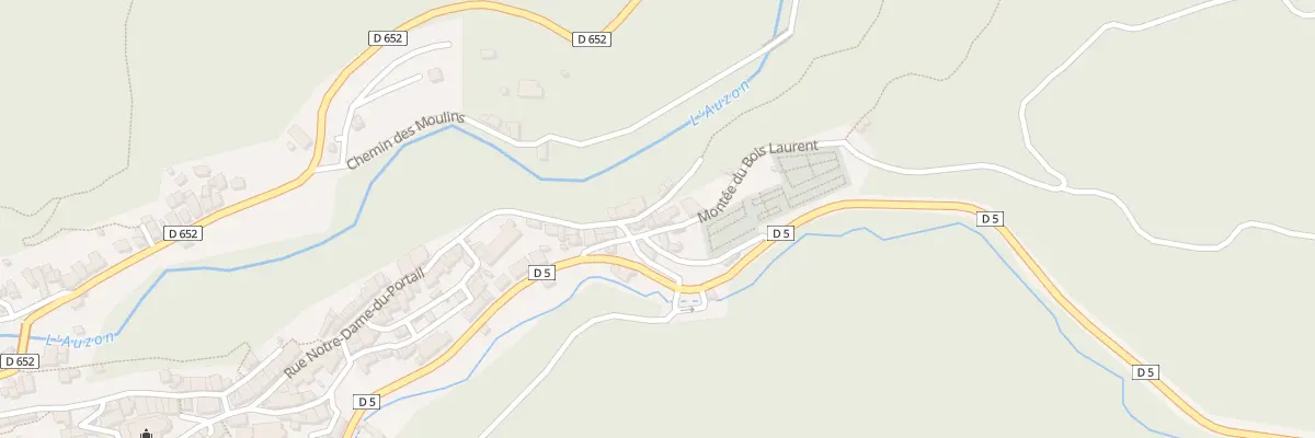 Plan du 7 Mte du Bois Laurent à Auzon