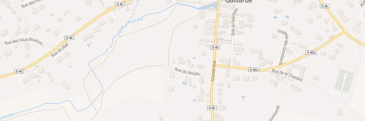 Plan du 6 Rue du Moulin à Fontaine-la-Gaillarde