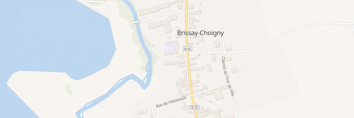 Plan du 44 Gr Grande Rue à Brissay-Choigny
