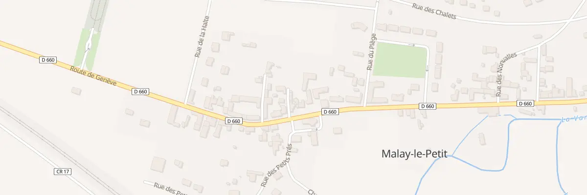 Plan du 2 Rle des Piruelles à Malay-le-Petit