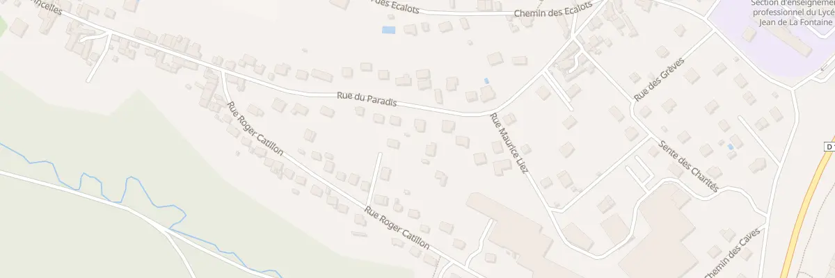 Plan du 20 Rue du Paradis à Château-Thierry