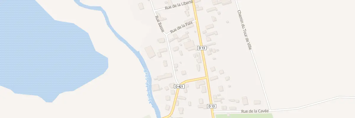 Plan du 1 Rue Basse à Brissay-Choigny