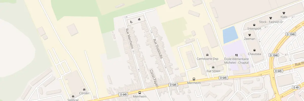 Plan du 33 Rue Dussoubs à Denain
