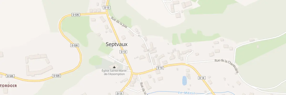 Plan du 3 Rue de la Joie à Septvaux