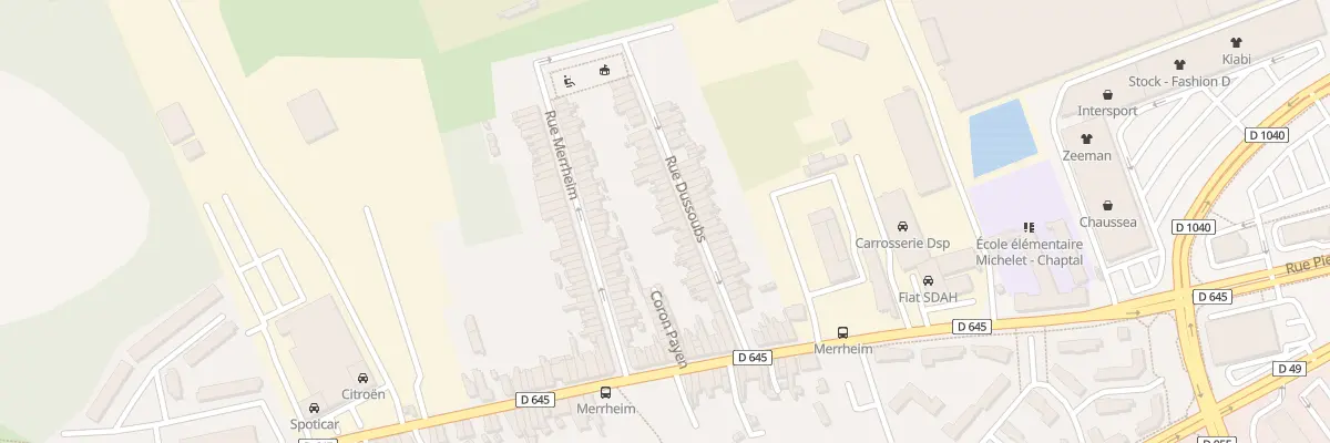 Plan du 29 Rue Dussoubs à Denain