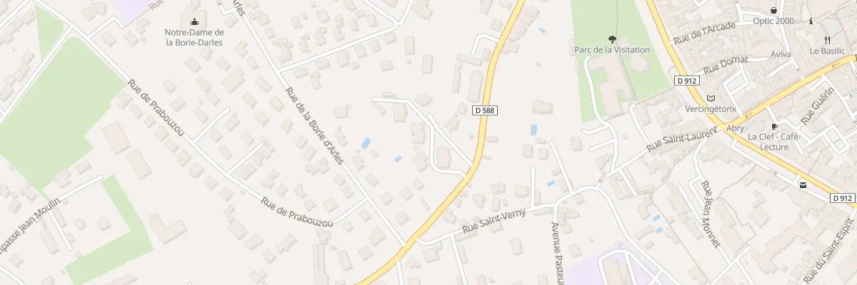 Plan du 46 Bd Desaix à Brioude