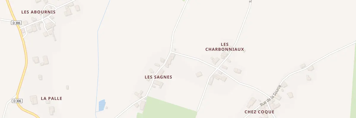 Plan du 369 Les Sagnes à Glaine-Montaigut
