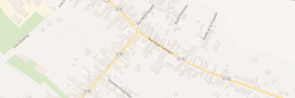 Plan du 6 Rue Roger Salengro à Fontaine-au-Pire
