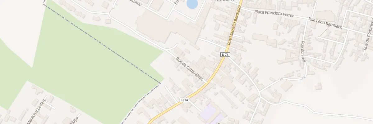 Plan du 20 Rue de Cattenières à Beauvois-en-Cambrésis