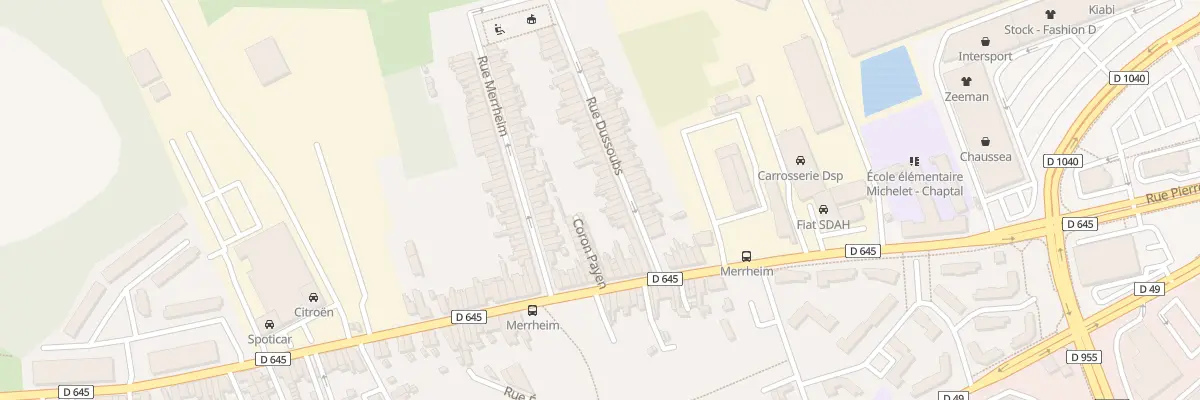 Plan du 17 Rue Dussoubs à Denain