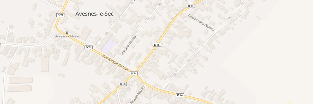 Plan du 39 Rue Roger Salengro à Avesnes-le-Sec