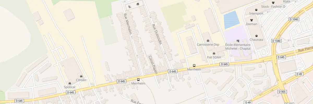 Plan du 15 Rue Dussoubs à Denain