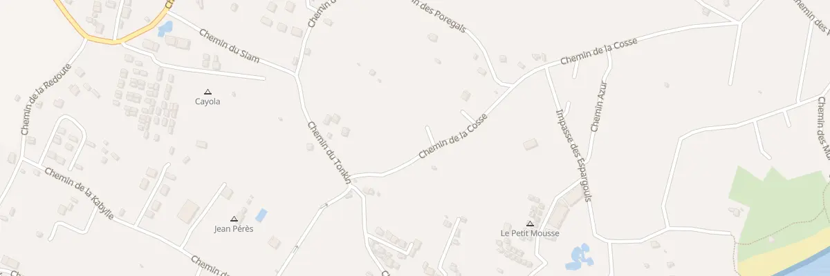 Plan du 1150 Che de la Cosse à Vias