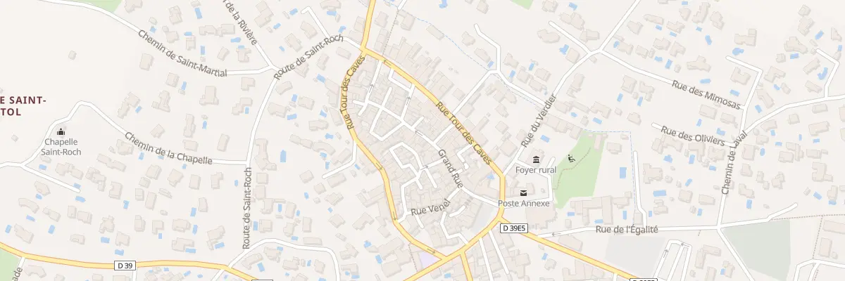 Plan du 30 Gr Grande Rue à Tourbes