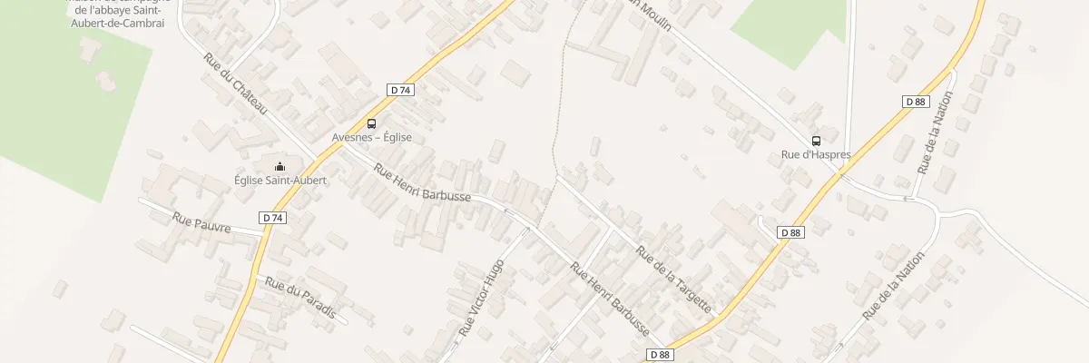 Plan du 19 Rue Henri Barbusse à Avesnes-le-Sec
