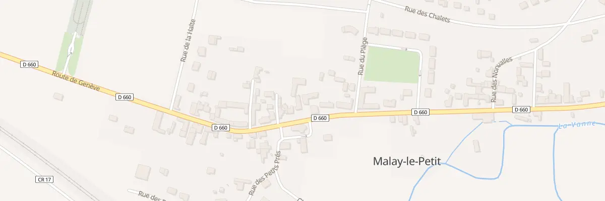 Plan du 21 Rte de Genève à Malay-le-Petit