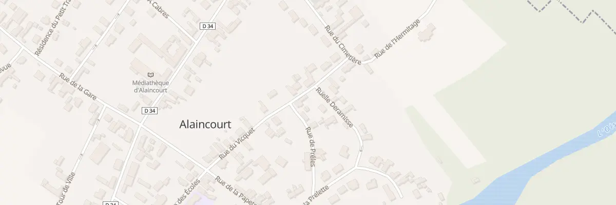 Plan du 6 Rue du Vicquet à Alaincourt