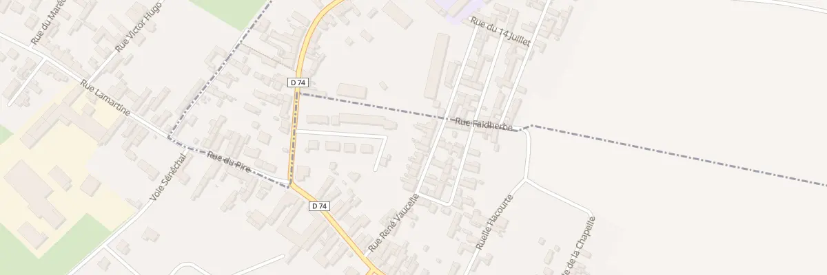 Plan du 19 Rue René Vaucelle à Fontaine-au-Pire