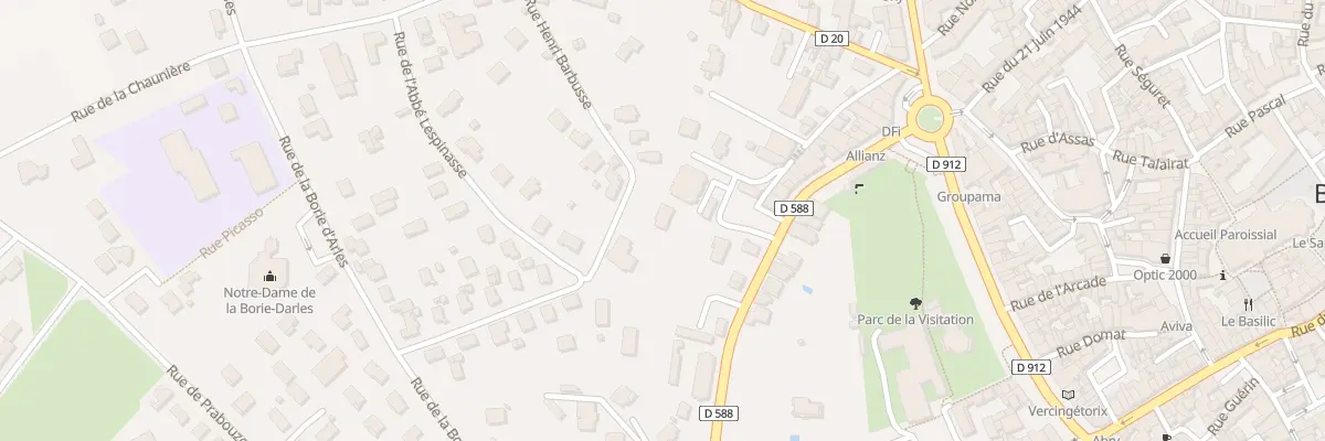 Plan du 34B Bd Desaix à Brioude